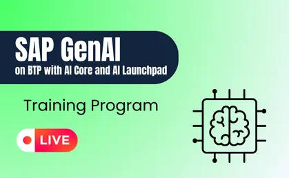 SAP GenAI on BTP with AI Core and AI Launchpad